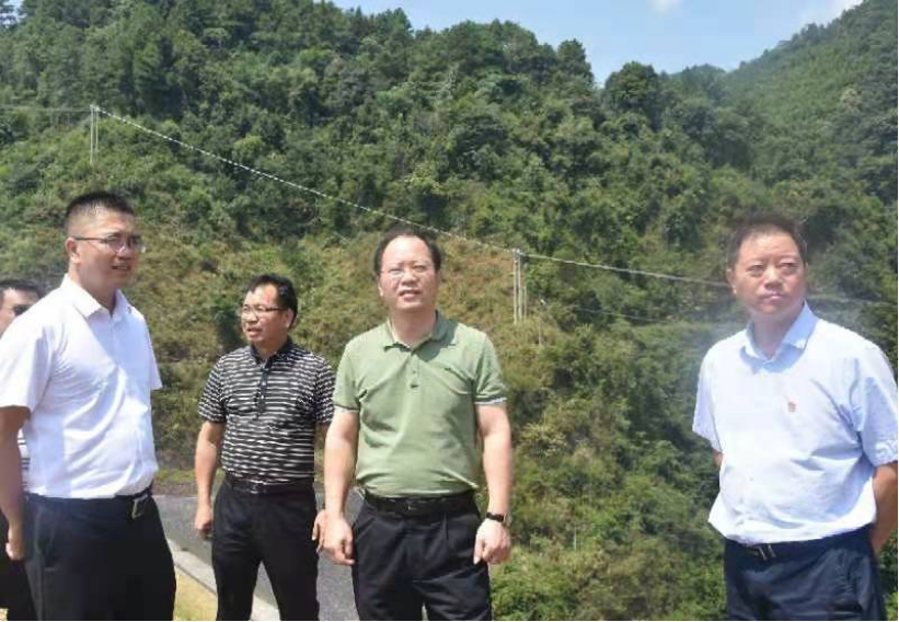 136浸潭镇“调研”：浸潭简讯（136）区委书记刘建俊一行到浸潭镇龙须带水库_1